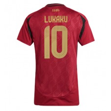 Belgia Romelu Lukaku #10 Hjemmedrakt Kvinner EM 2024 Kortermet